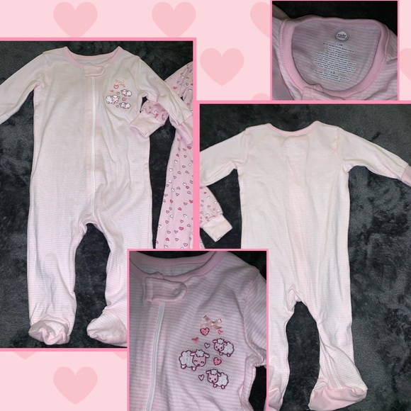 Bundle of Baby Girl Sleepers *BUY2GET2FREE!* - Picture 8 of 12